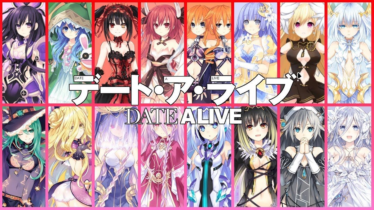 DATE A LIVE All 16 Spirits (LATEST 2019)