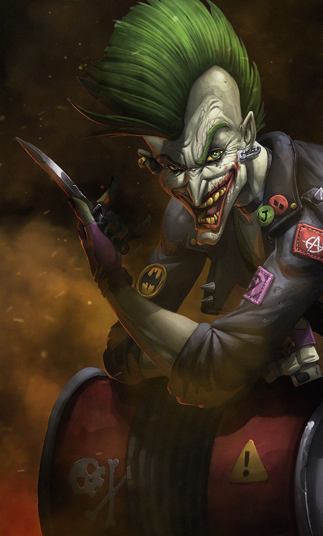 Bad Joker 5k iPhone HD 4k Wallpaper, Image, Background, Photo and Picture