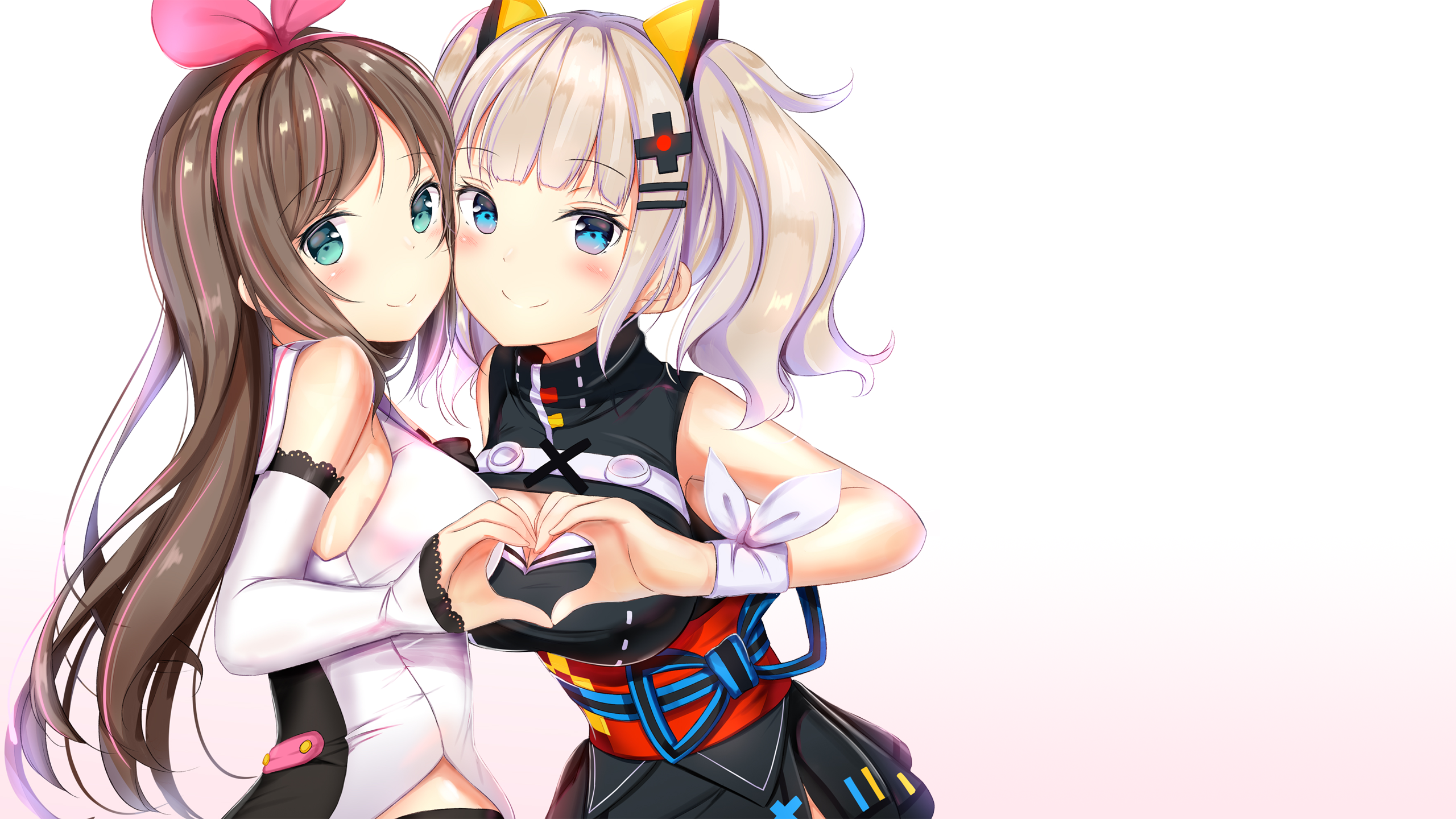 Kizuna AI and Kaguya Luna [Virtual Youtuber](2560x1440)