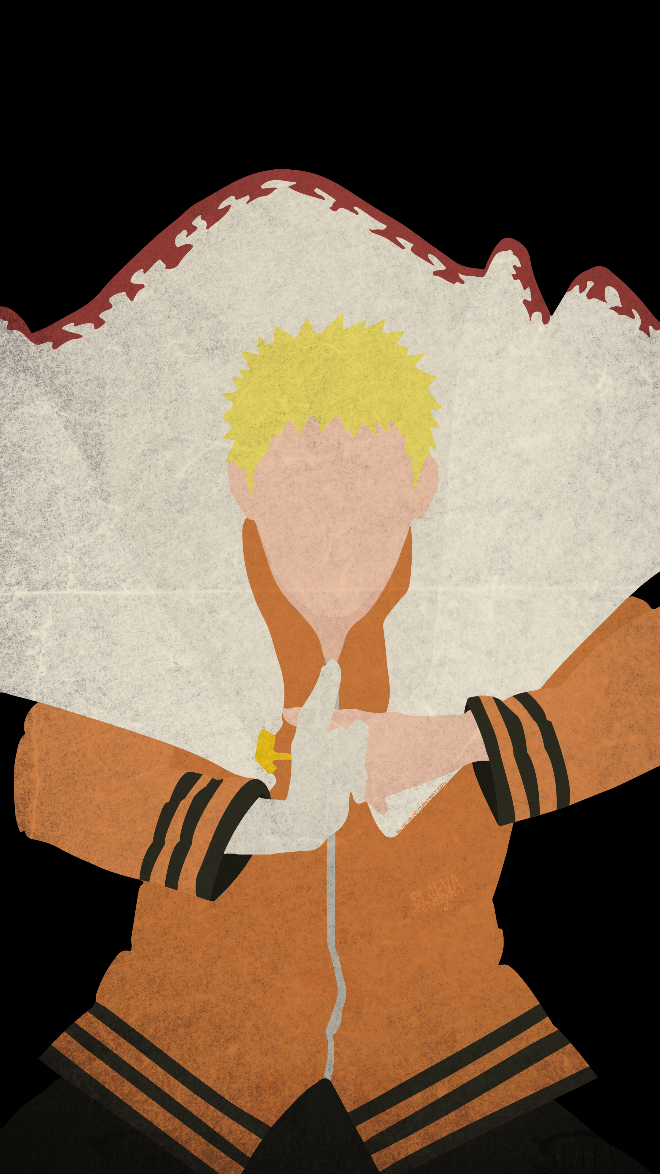 Kage Bunshin No Jutsu! Minimal Mobile Wallpaper: u_RikudoSenjutsu