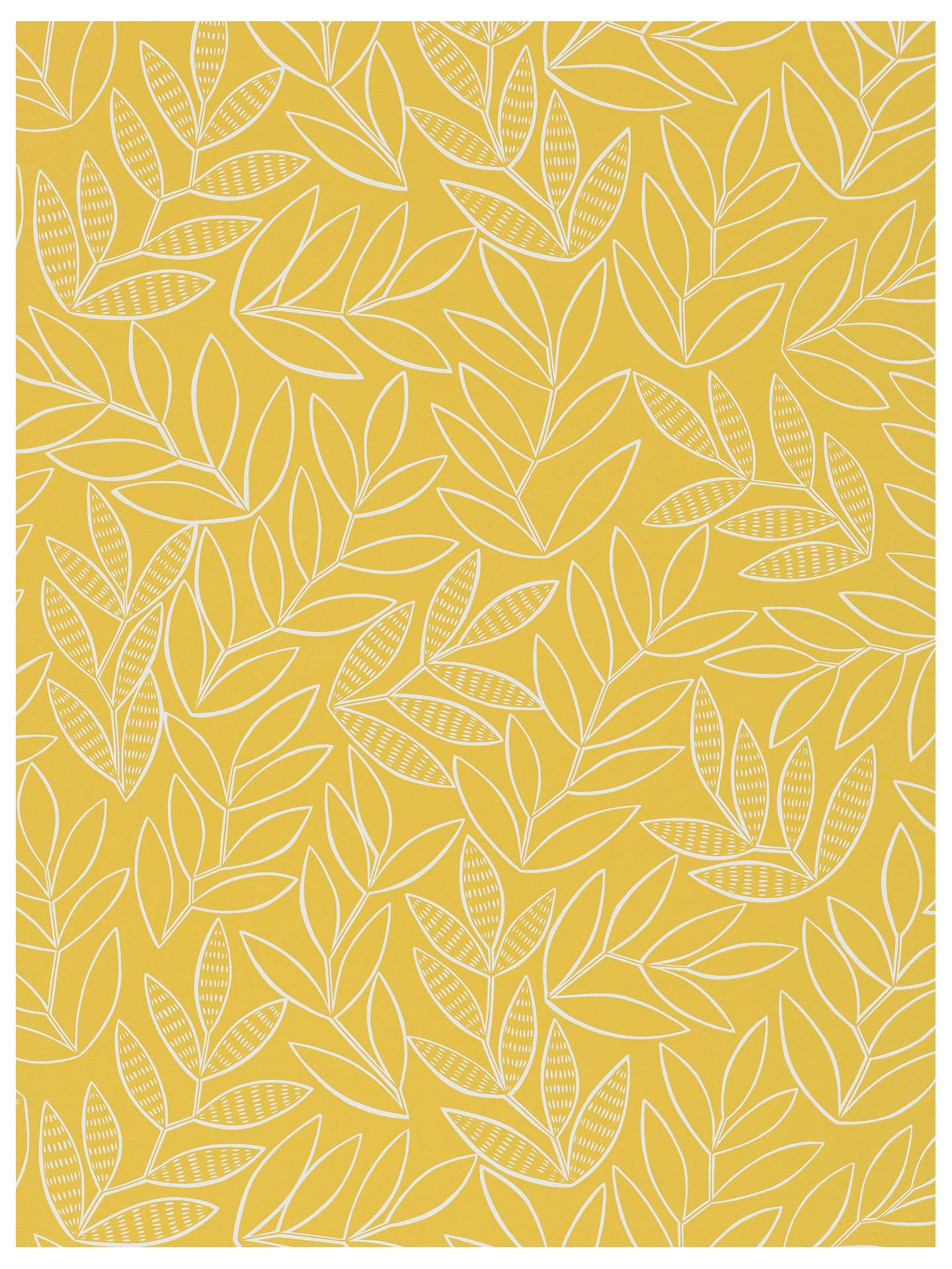MissPrint Laurus Wallpaper, MISP1207. Yellow wallpaper, Pattern wallpaper, Wallpaper