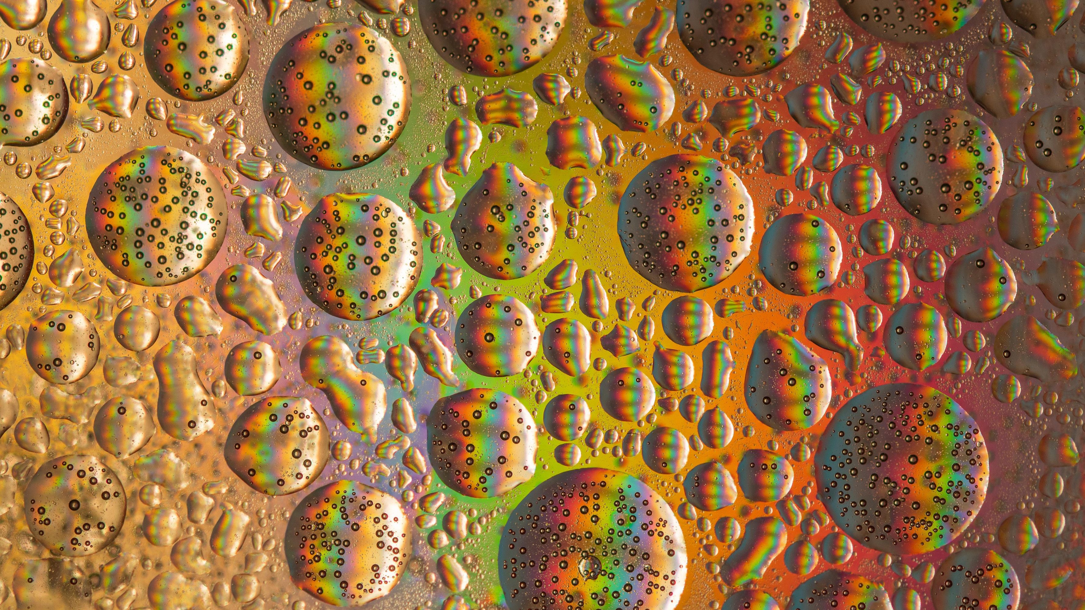 wallpaper abstraction, rainbow, circle, bubble HD, Widescreen, High Definition