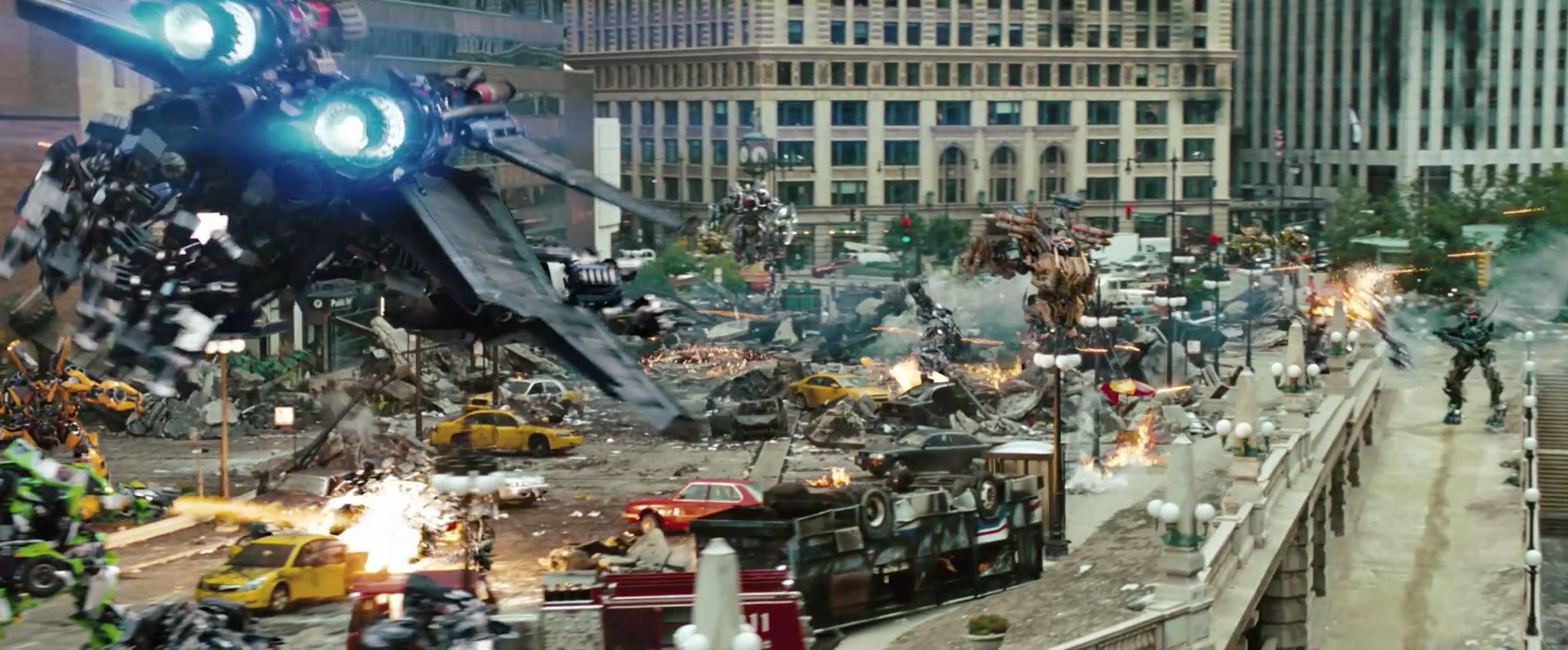 Transformers Battle Of Chicago Wallpapers Wallpaper Cave