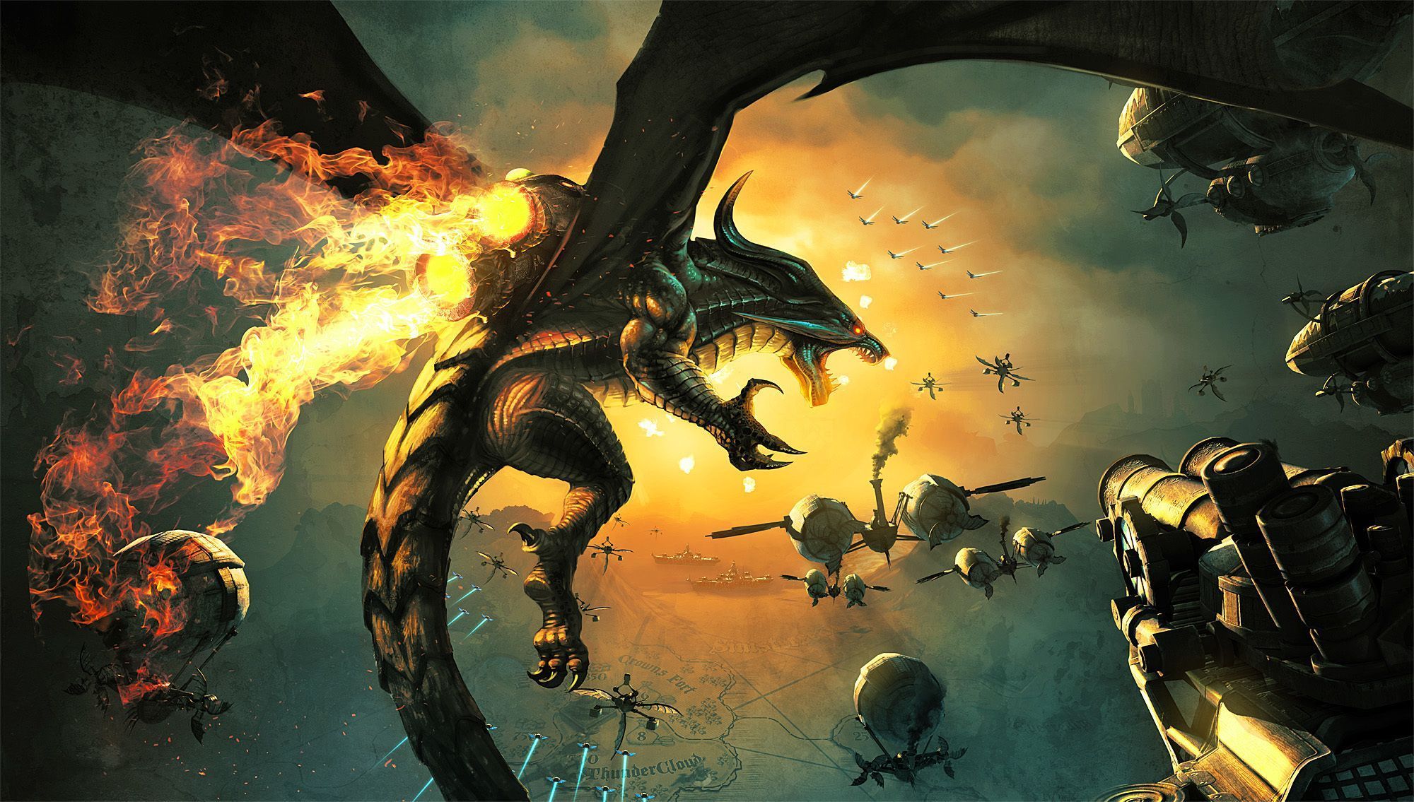 Dragon War Wallpaper