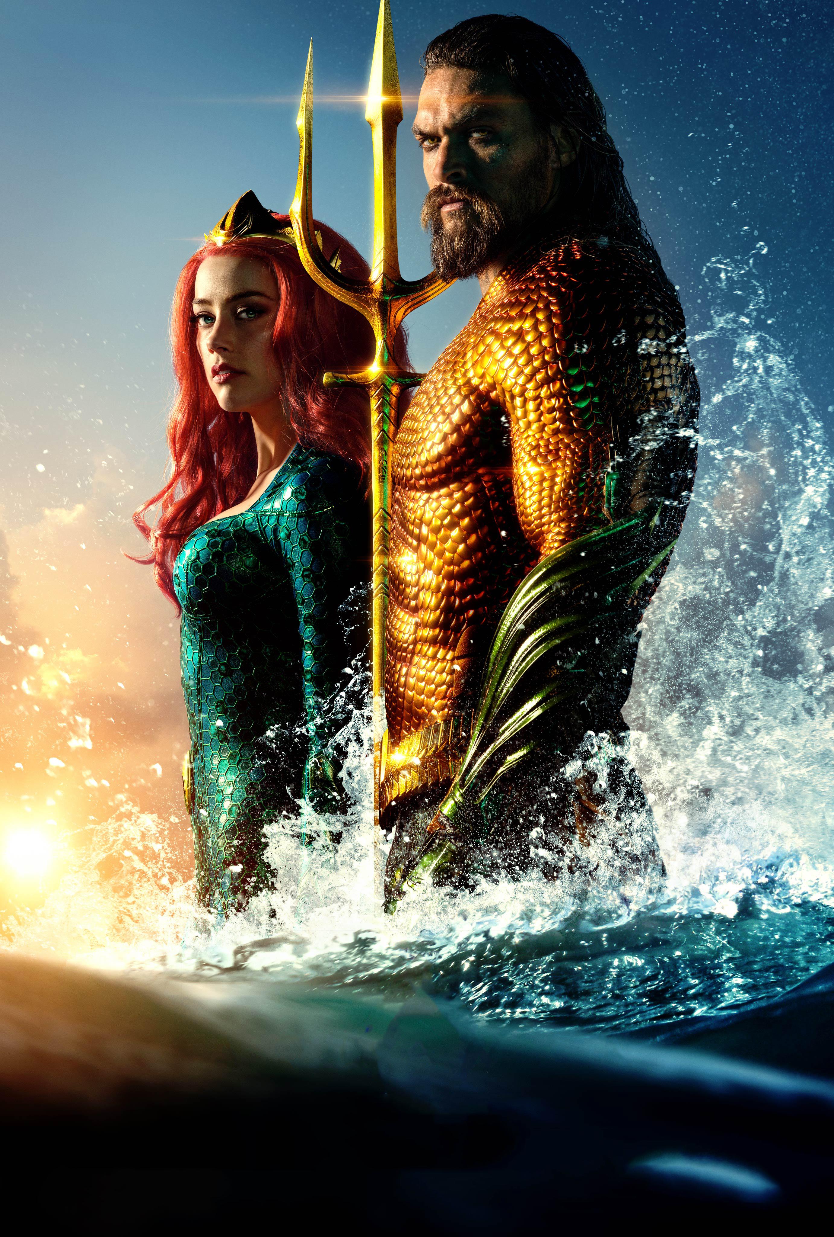 OTHER: Did a textless version of the Aquaman poster for wallpaper. Thought I would share it with you guys (2764x4096)., DC_Cinematic