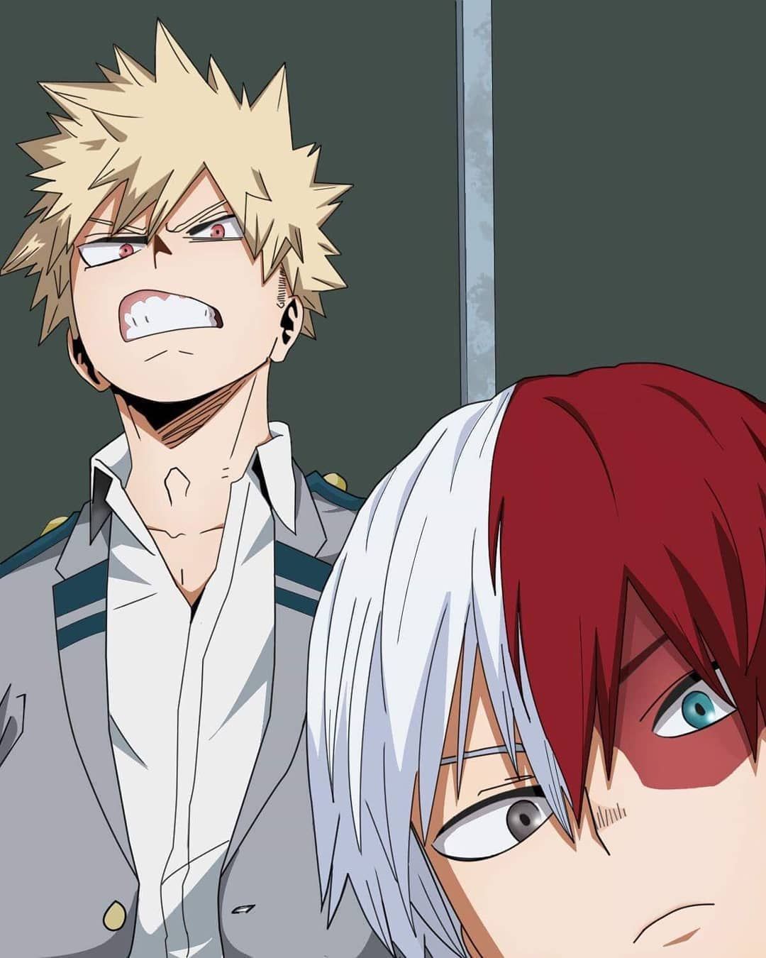 Took selfie together. #todobaku is so adorable!! #myheroacademia #todorokishouto #bakutodo #bakugoukatsuki #shototodorok. Cute anime guys, Anime, Anime characters