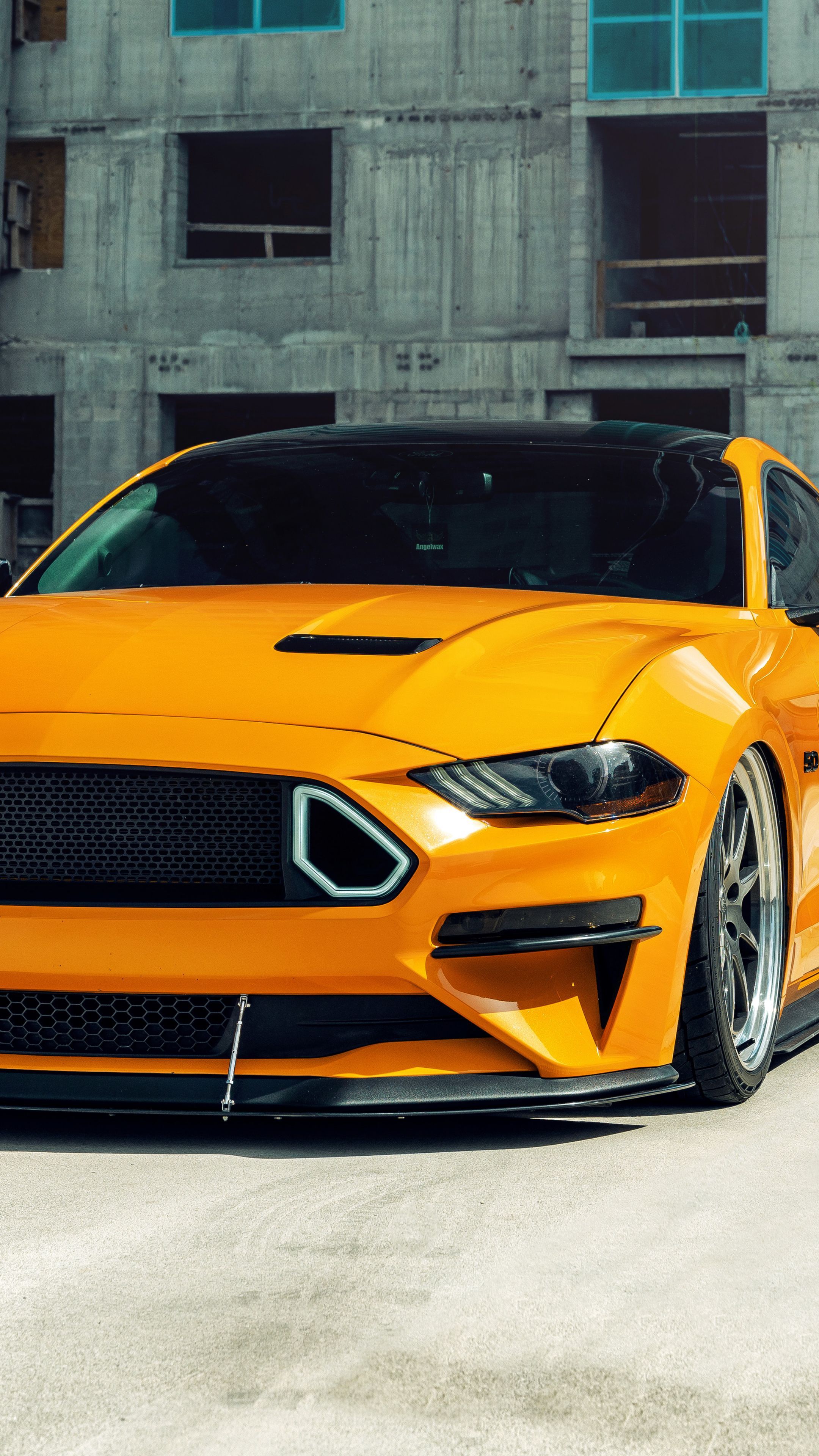 Yellow Ford Mustang GT, 2020 wallpaper. Mustang gt, Ford mustang gt, Ford mustang