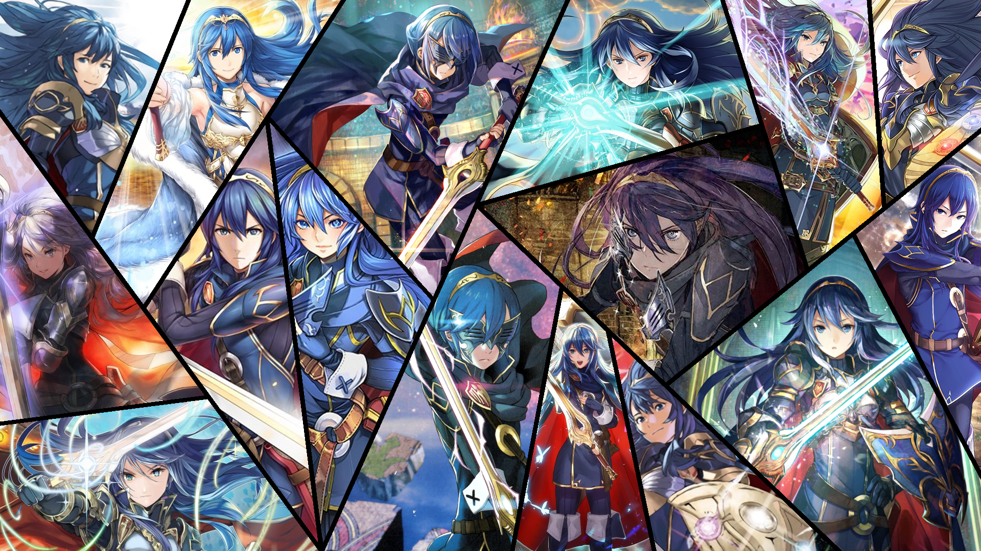 I made a Lucina Cipher wallpapers for my Reddit anniversary! : fireemblem.