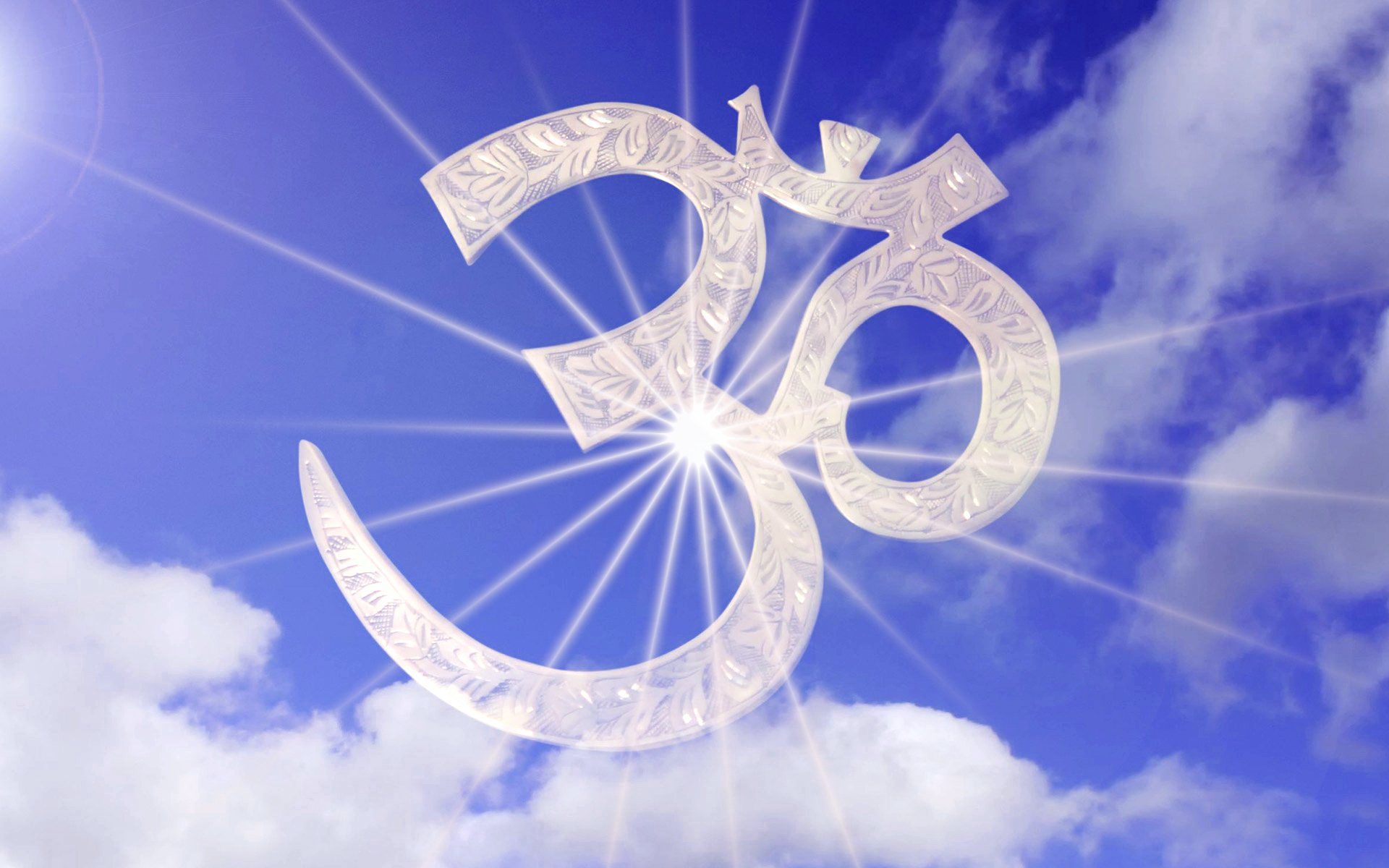 Hindu Symbol Om HD Wallpaper