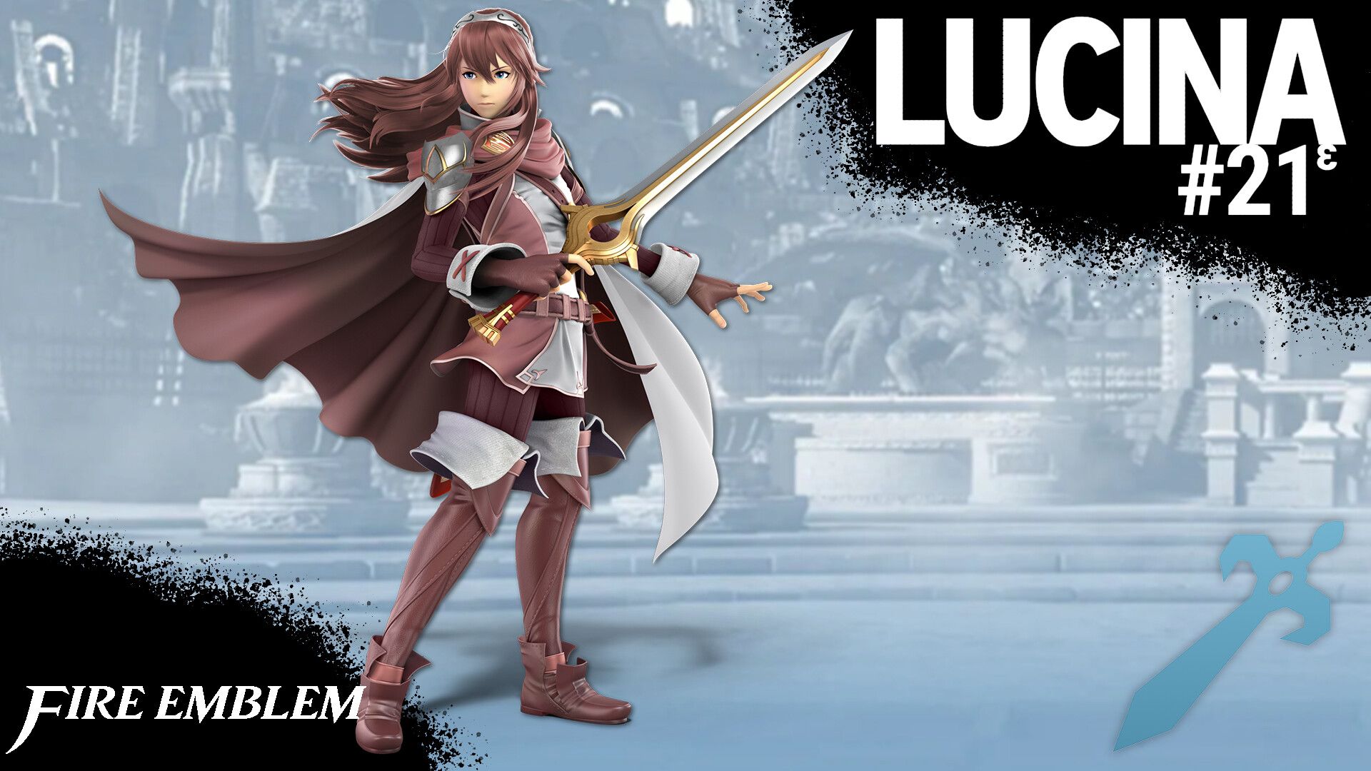 SSBU Fanmade Wallpaper E Lucina, Christian Larson