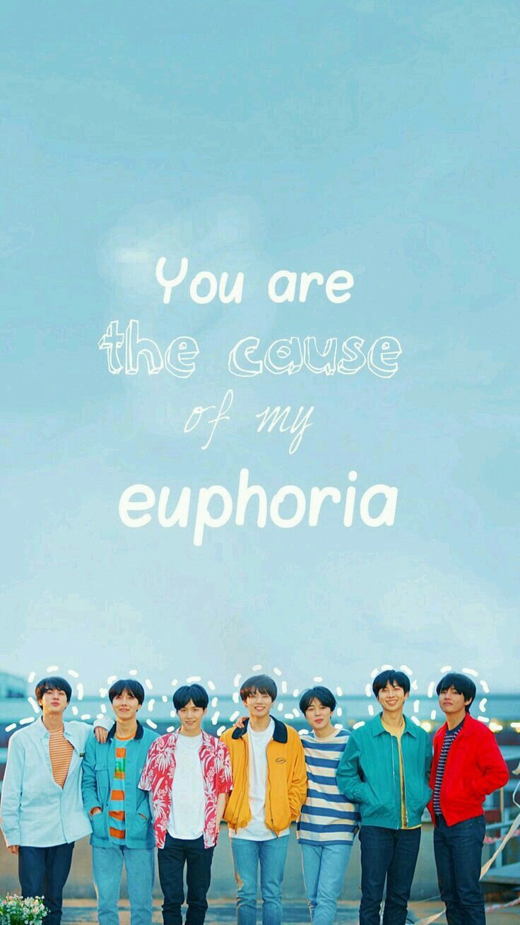 YOU ARE THE CAUSE OF MY EUPHORIA!!! *horrible singing*. Bts lyric, Bts wallpaper, Bts wallpaper lyrics