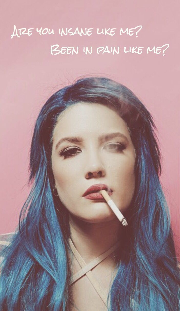 halsey #wallpaper #lockscreen #iphone #iphonewallpaper #idol. Halsey, Halsey poster, iPhone lockscreen wallpaper