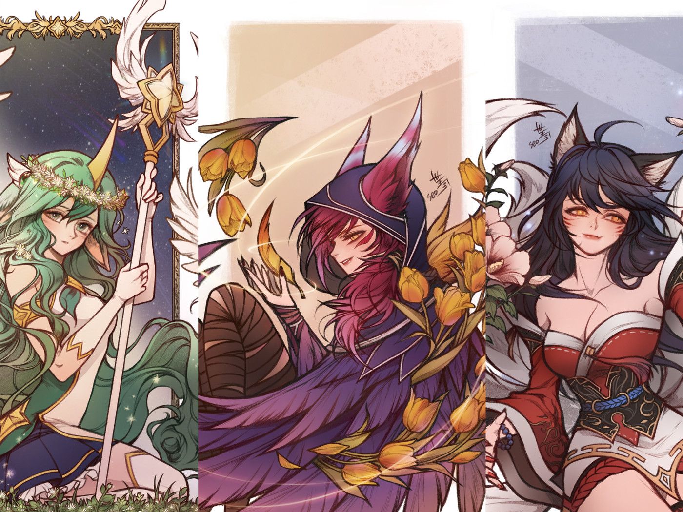 Download cute phone wallpaper from the Korean League mobile store Rift Herald