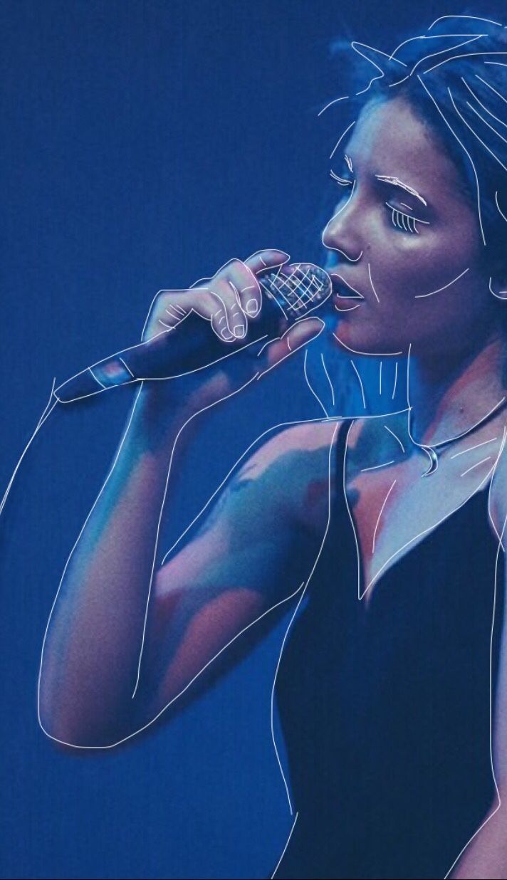 request box: closed. Halsey, iPhone lockscreen, iPhone lockscreen wallpaper