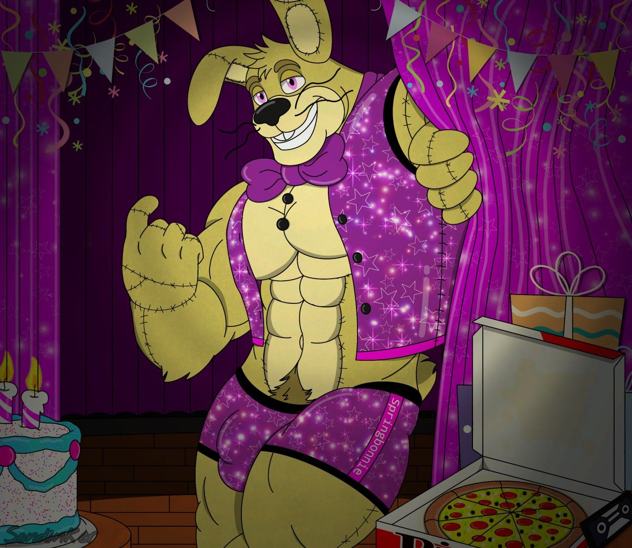 Follow Glitchtrap by Sondinker_fazbear - Fur Affinity [dot] net