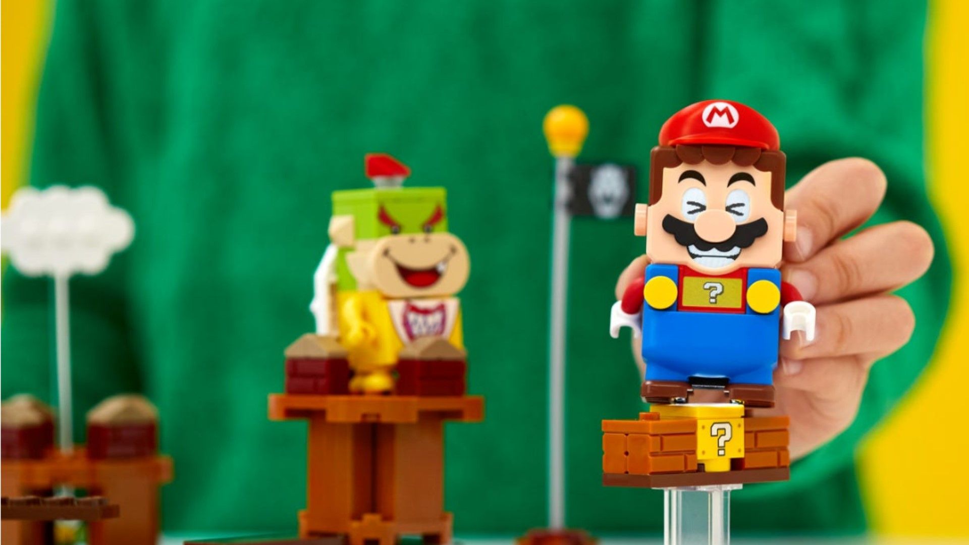 Lego Super Mario's app is a beautiful building space designed by Monument Valley's developer