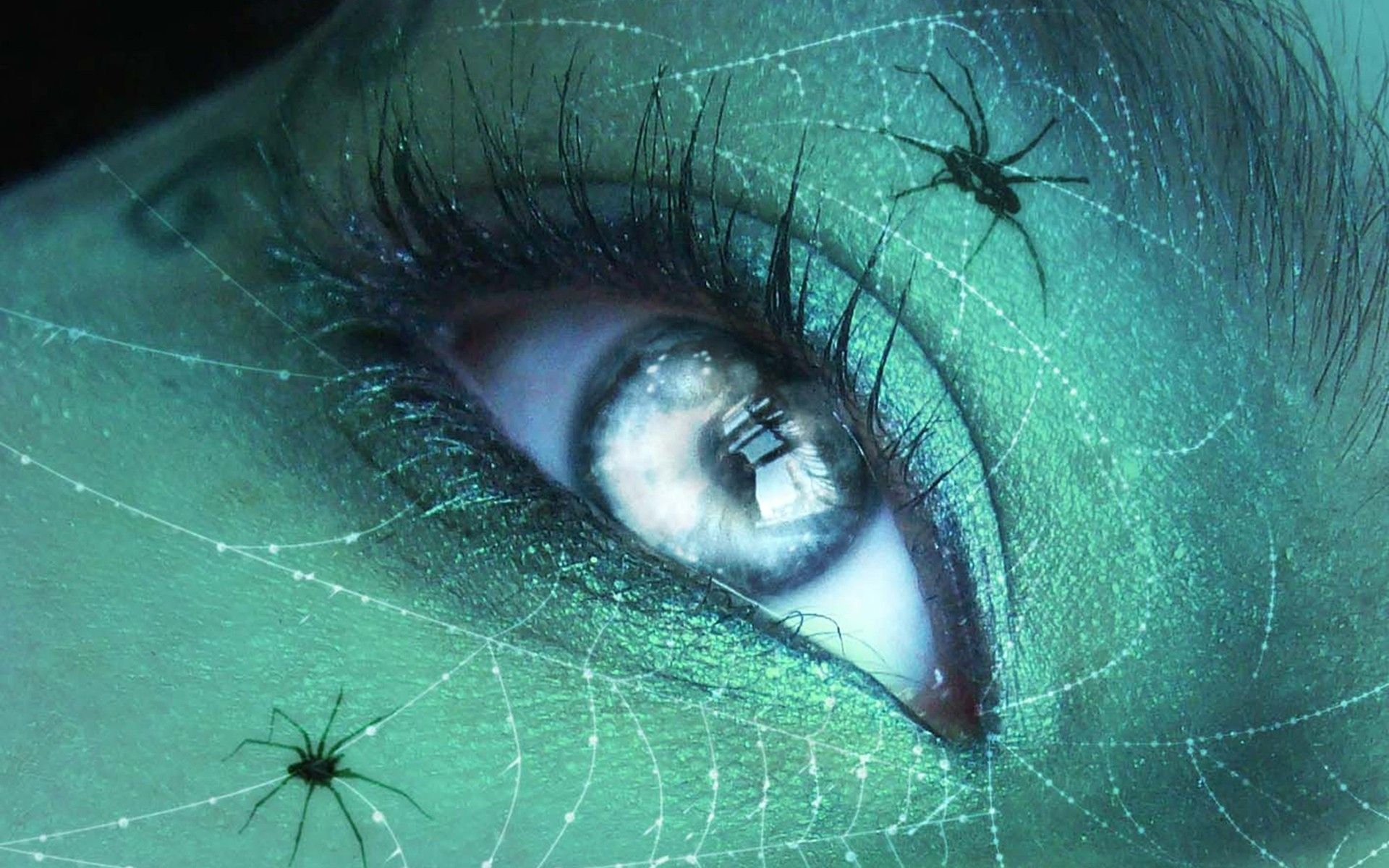 tattoos women creepy eyes halloween spiders spider webs 1920x1200 wallpaper High Quality Wallpaper, High Definition Wallpaper