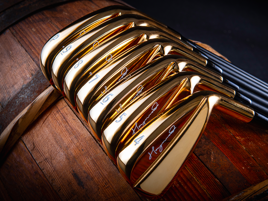 Haywoodgolf Unveils Limited Edition 24 Karat Gold Coated Irons, Wedges And Putter