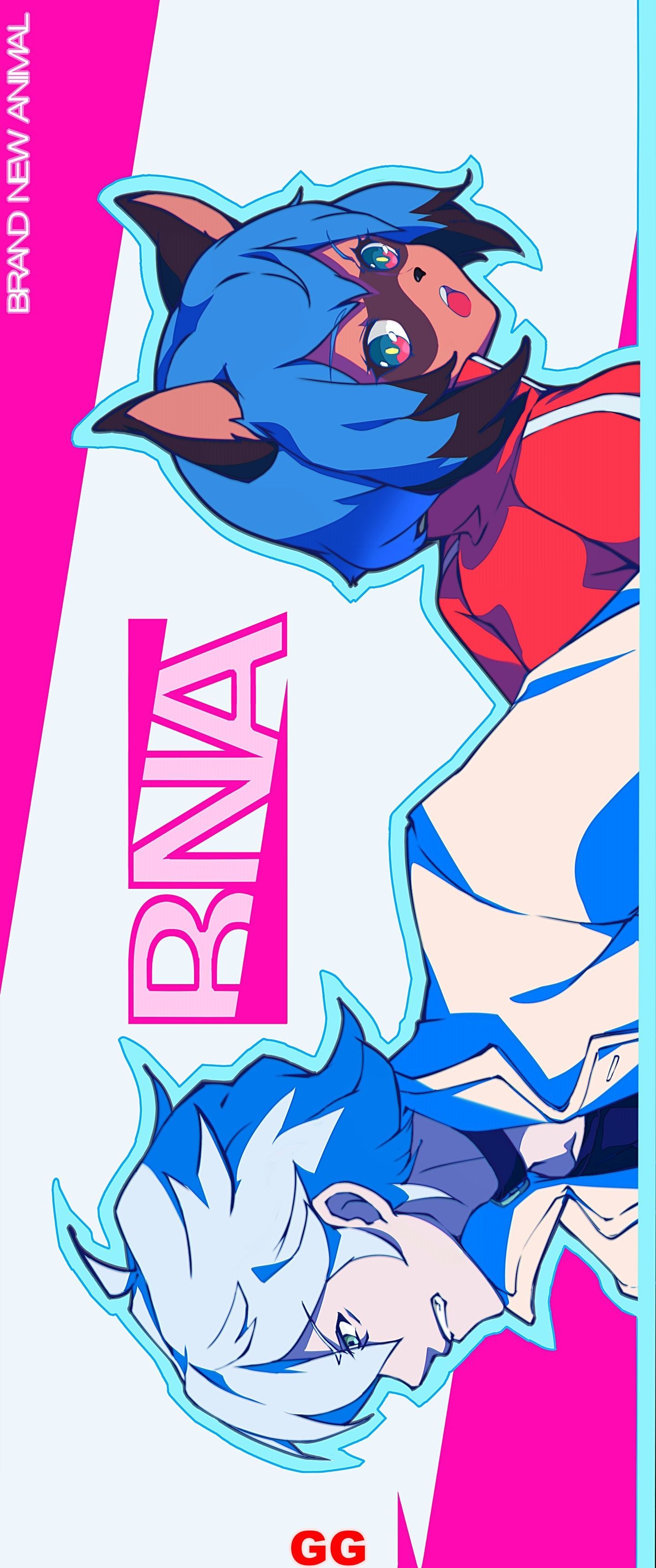 Michiru Kagemori and Shirou Ogami, Brand New Animal. Anime wallpaper iphone, Furry art, Anthro furry