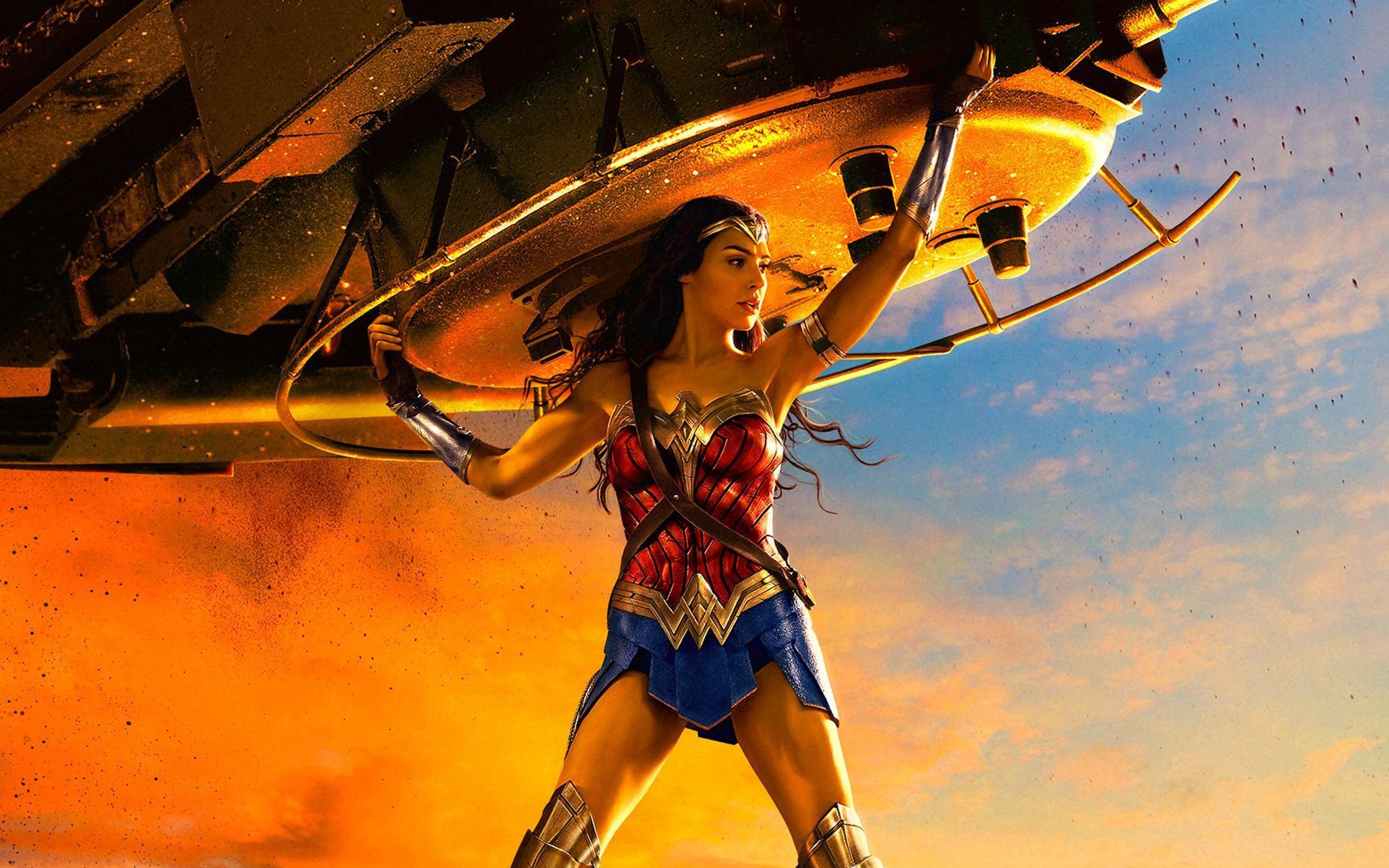 Wonder Woman Lifting Tank, HD Movies, 4k Wallpaper, Image, Background, Photo and Picture