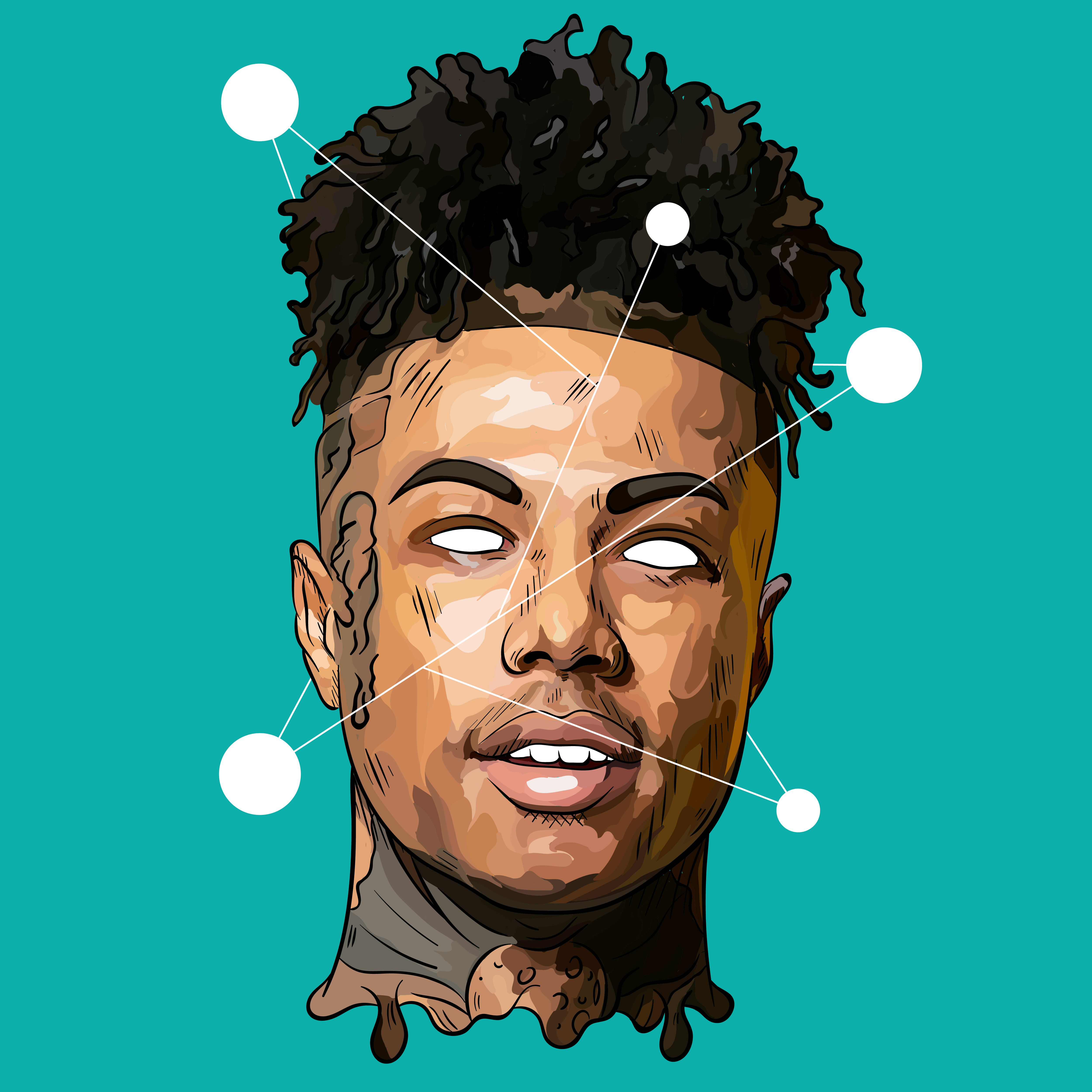 Blueface Cartoon Wallpaper