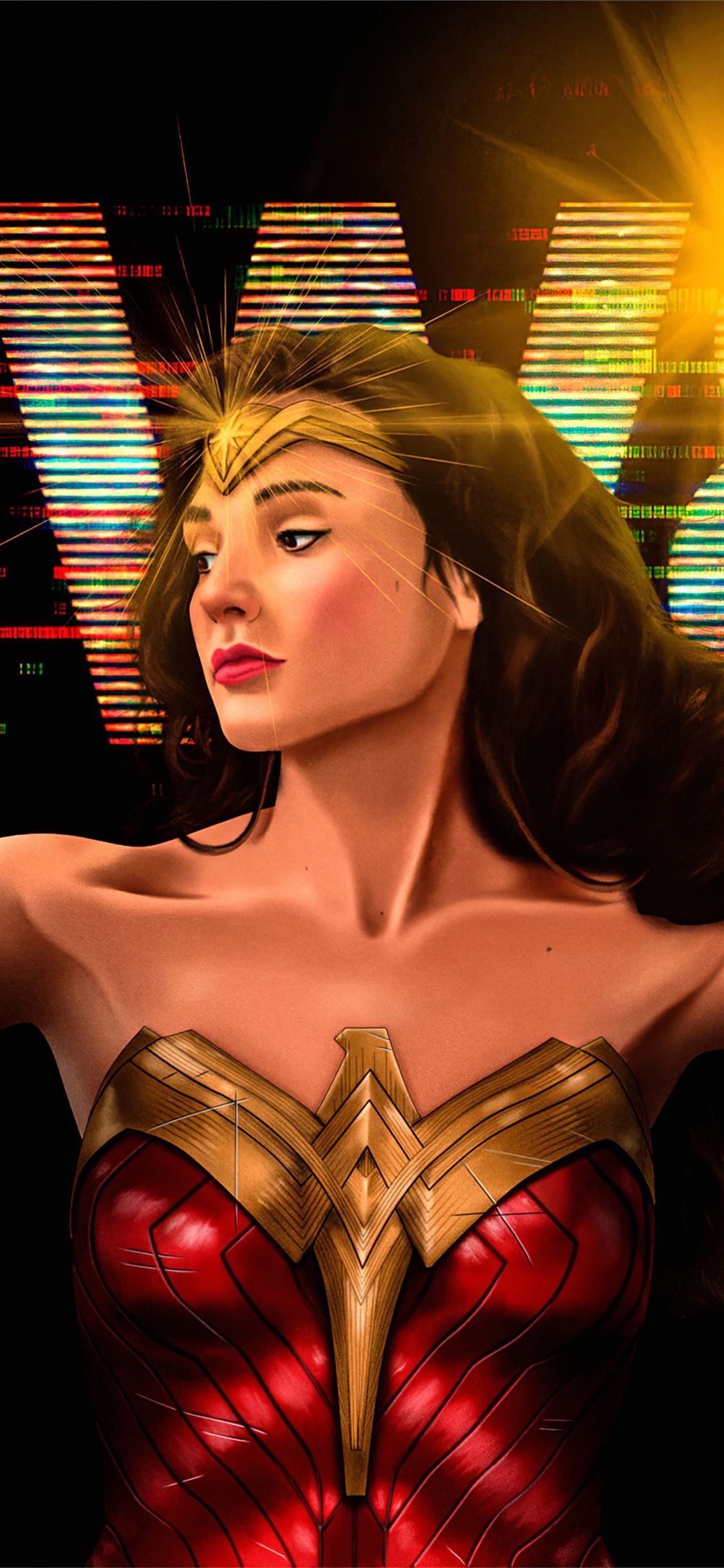 wonder woman 84 newartwork iPhone 11 Wallpaper Free Download
