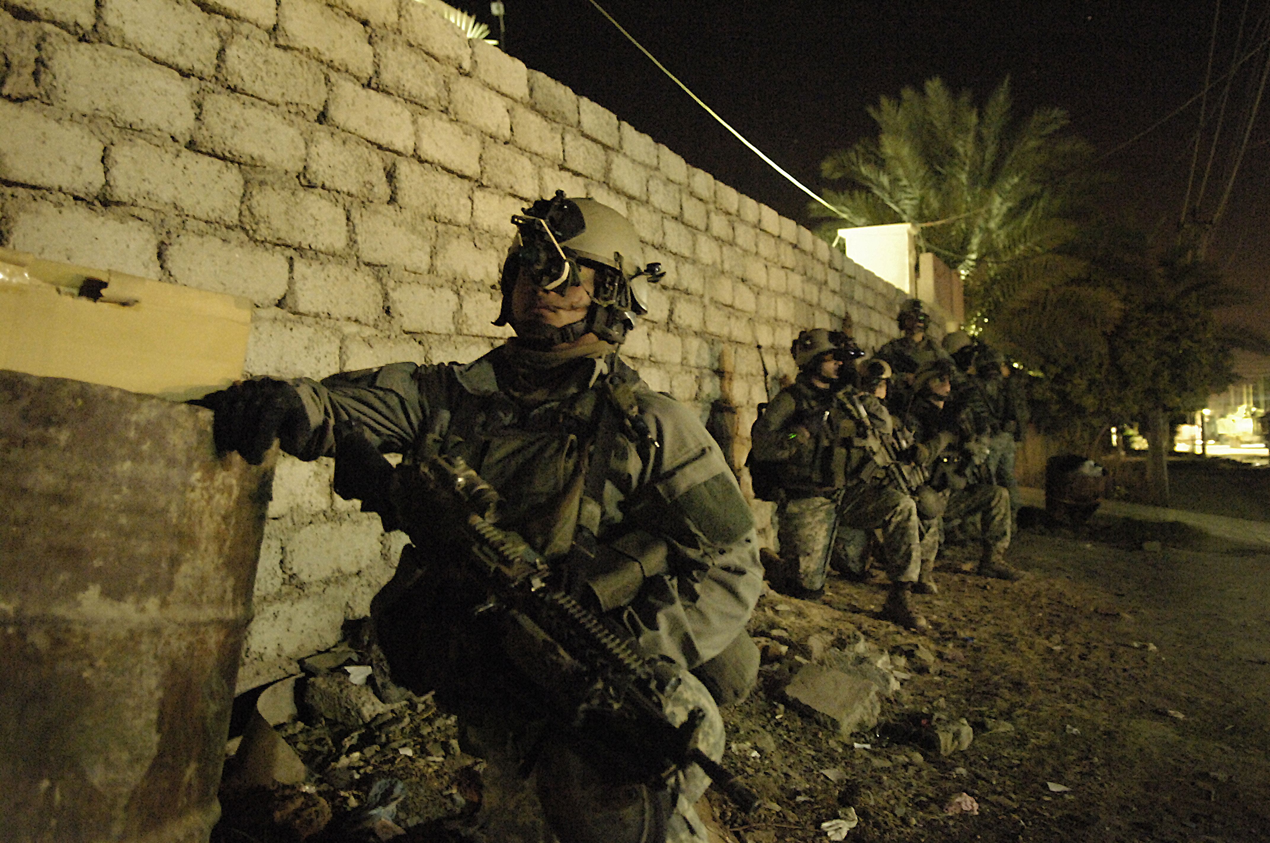 75th Ranger Regiment conducing operations in Iraq, 26 April