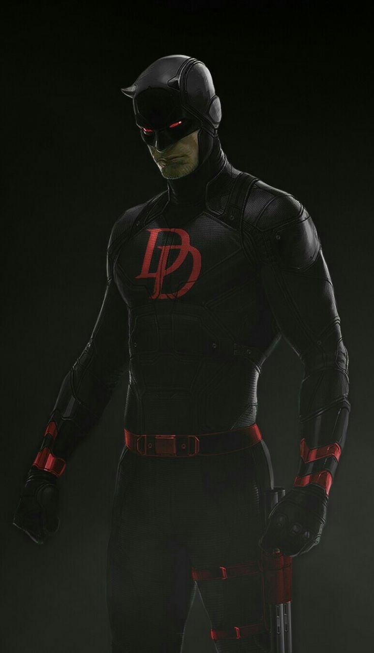 Daredevil Black and Red suit by rahalarts. Marvel daredevil, Daredevil costume, Daredevil suit