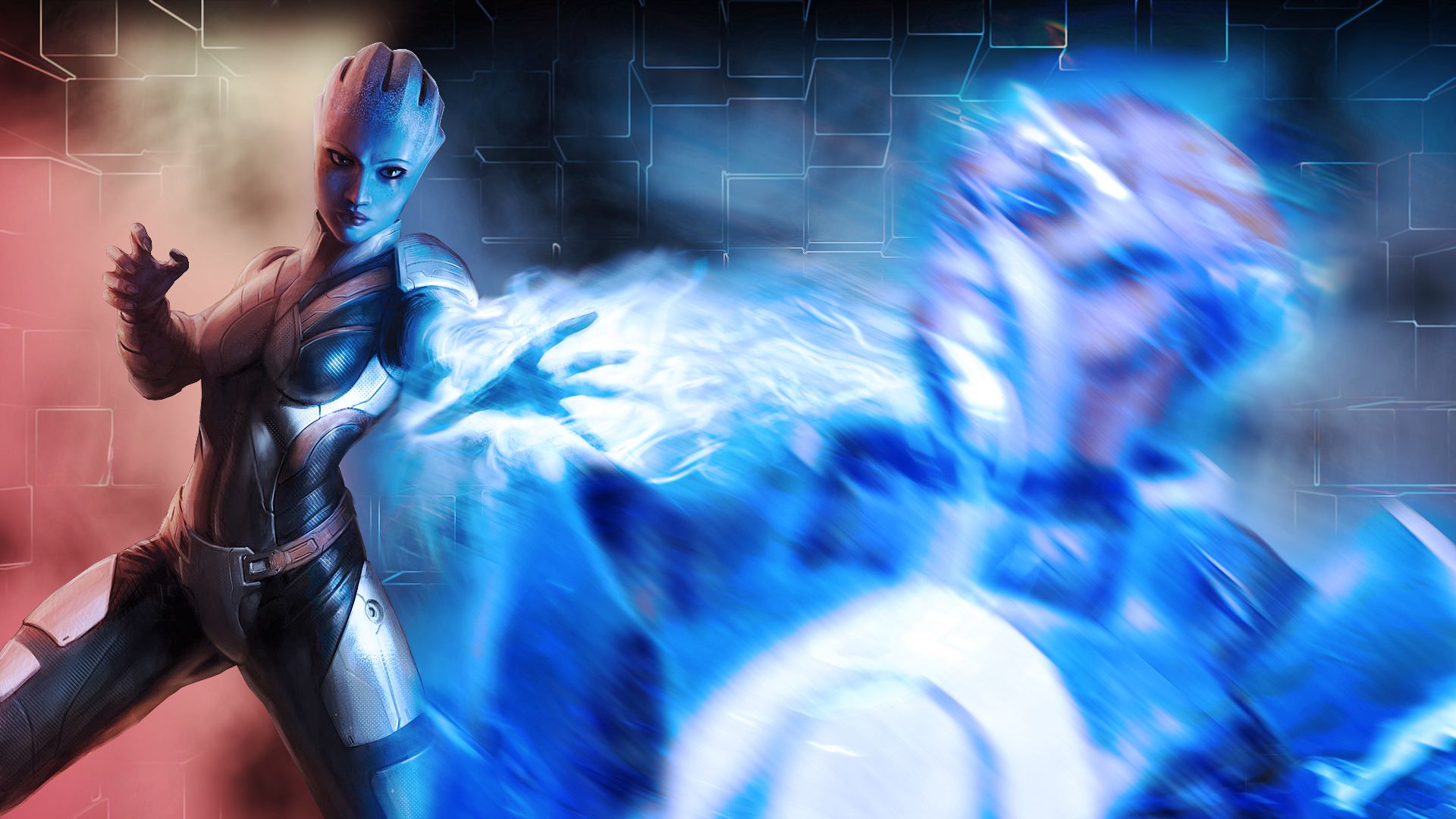 Mass Effect, Asari, biotic, Liara TSoni wallpaper