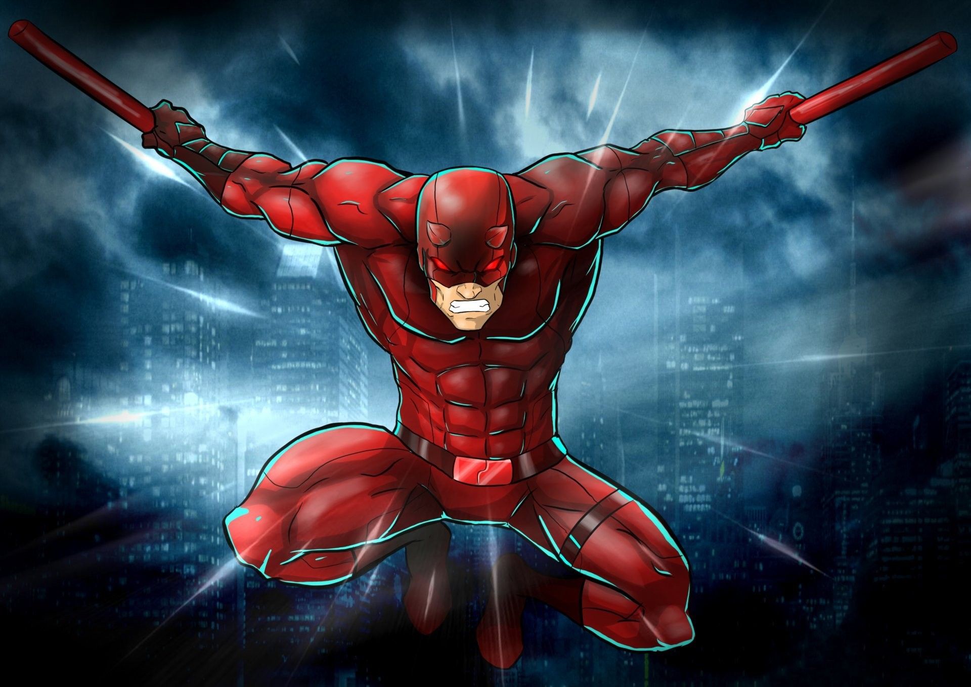 Daredevil Marvel Comics Matt Murdock Suit Superhero Wallpaper Daredevil HD Wallpaper
