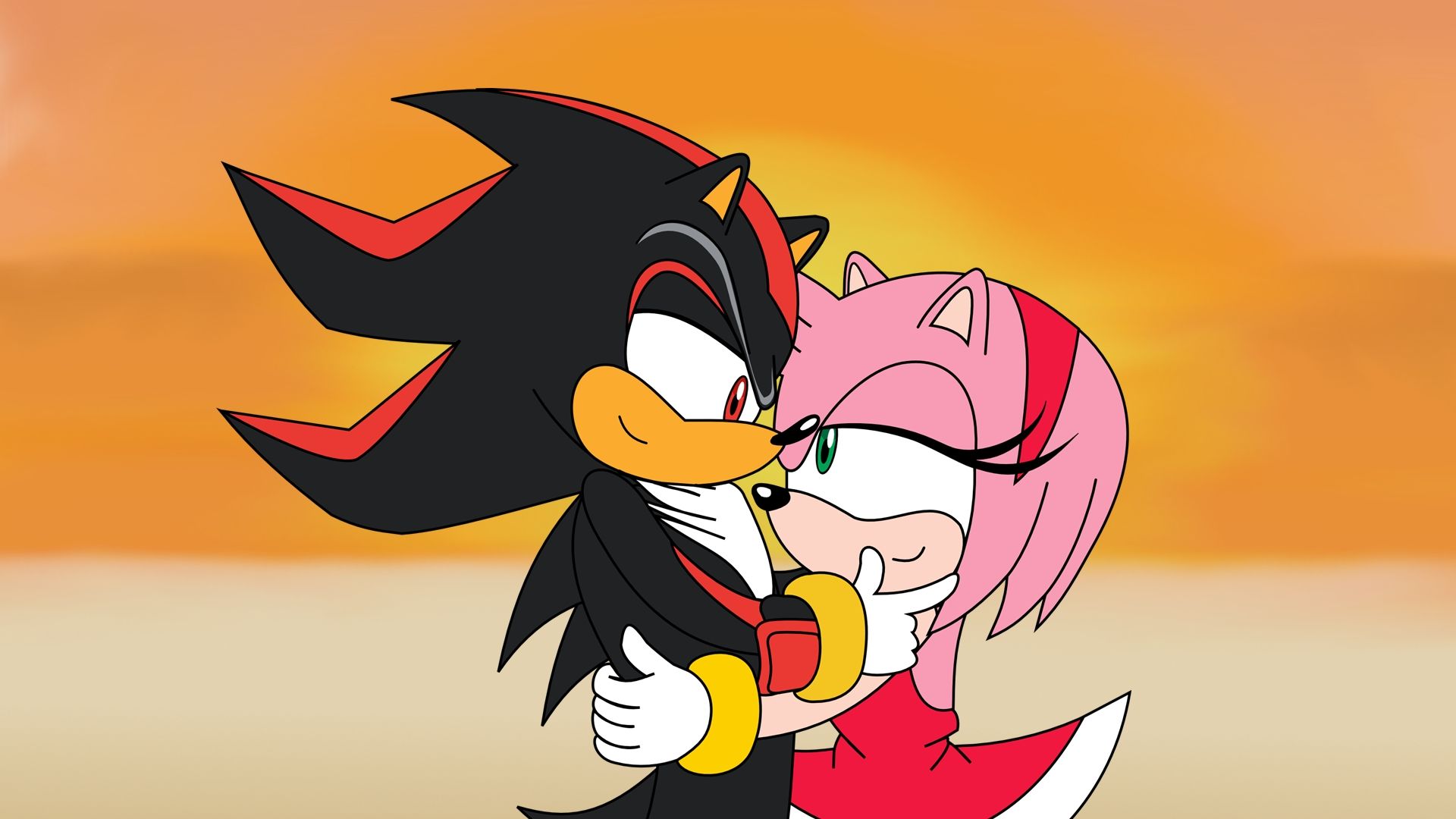 Sonic And Amy Kiss Wallpapers - Wallpaper Cave