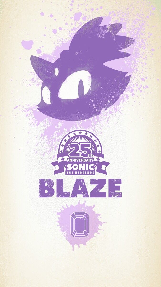 25th Anniversary Sonic the Hedgehog-Blaze wallpaper. Sonic fan art, Sonic 25th anniversary