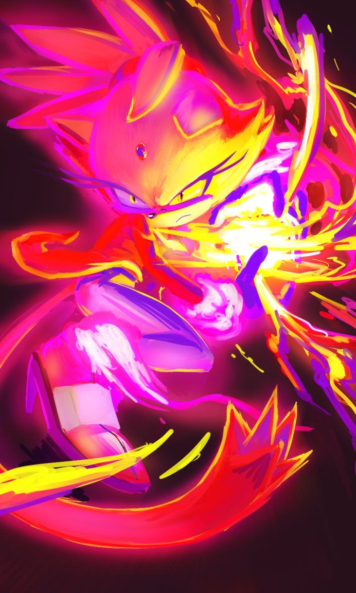 When the fire princess is mad. Sonic the Hedgehog