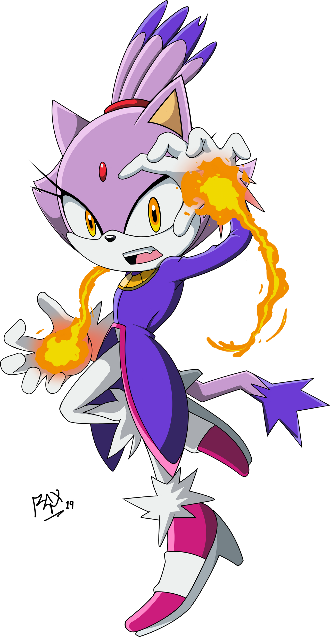 Blaze The Cat Sonic Wallpapers Wallpaper Cave