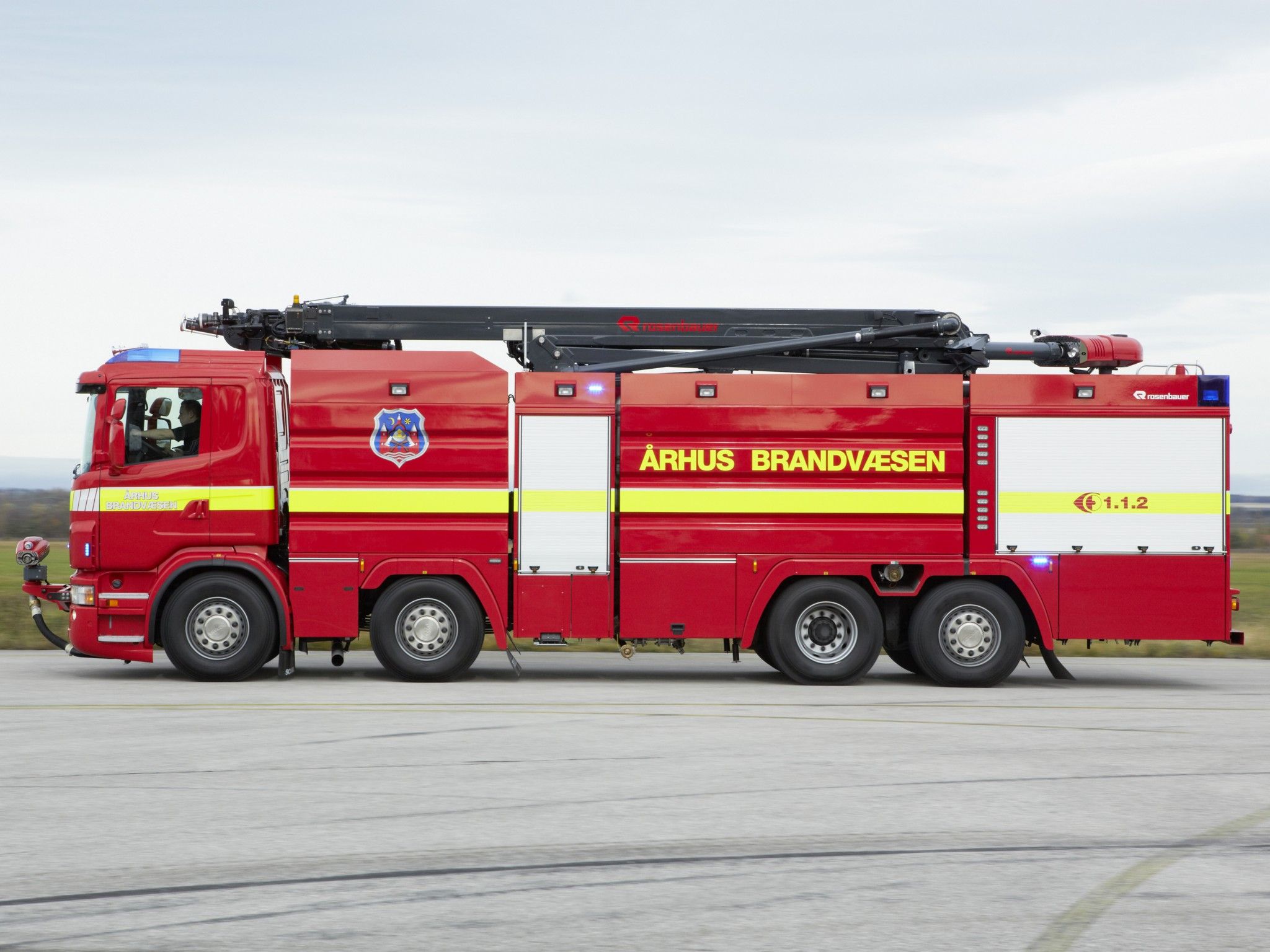 Rosenbauer Scania R480 ILF 8200 5000 HRET Firetruck G Wallpaperx1536