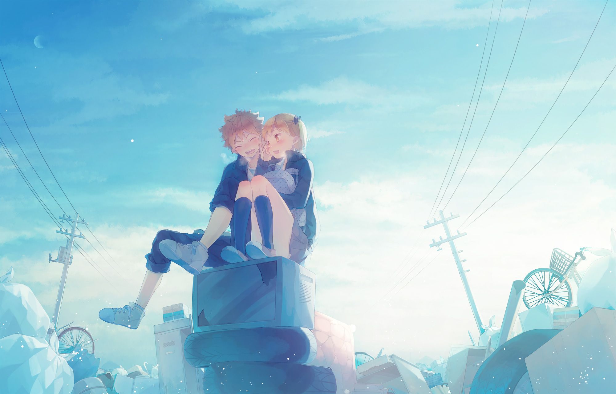 Hitoka Yachi x Hinata Shouyou Wallpaper HD