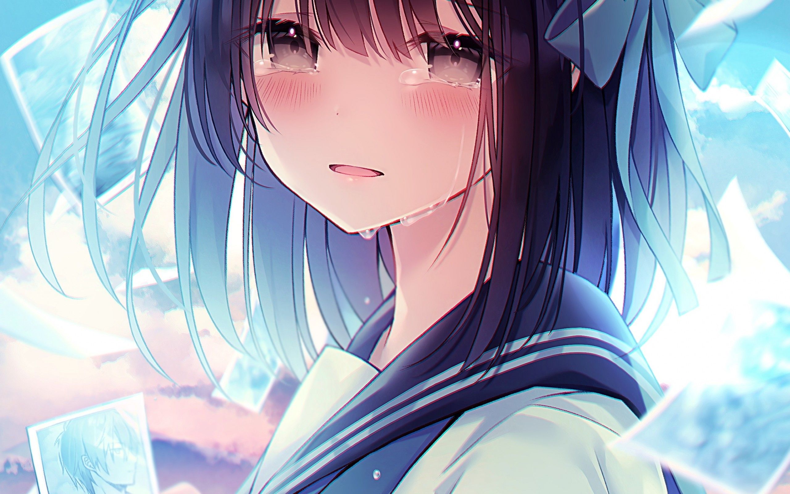 Cute Anime Girl Crying Wallpapers - Wallpaper Cave
