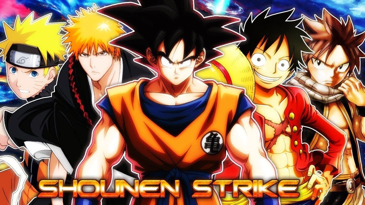 GOKU vs NARUTO vs LUFFY vs ICHIGO vs NATSU! SHOUNEN STRIKE