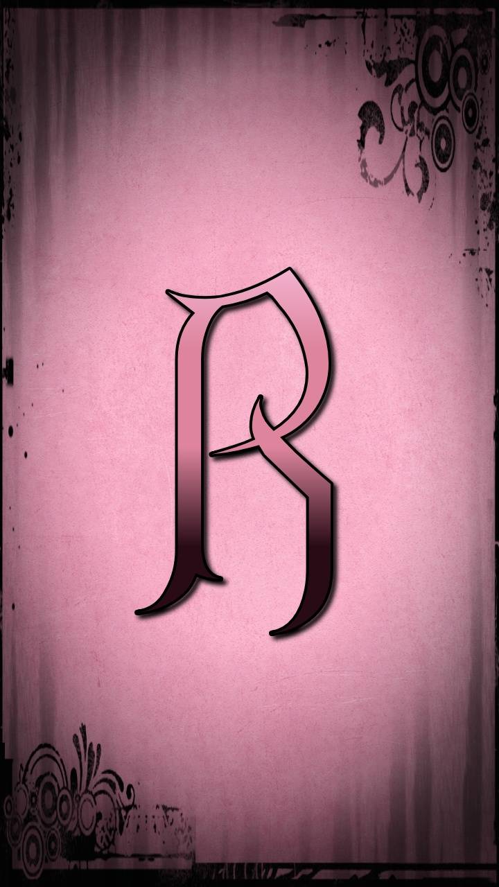 Pink Letter R wallpaper