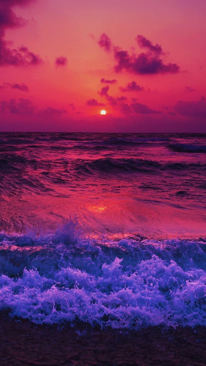 Wallpaper for Any iPhone. Ocean wallpaper, Sunset wallpaper, Cloud wallpaper