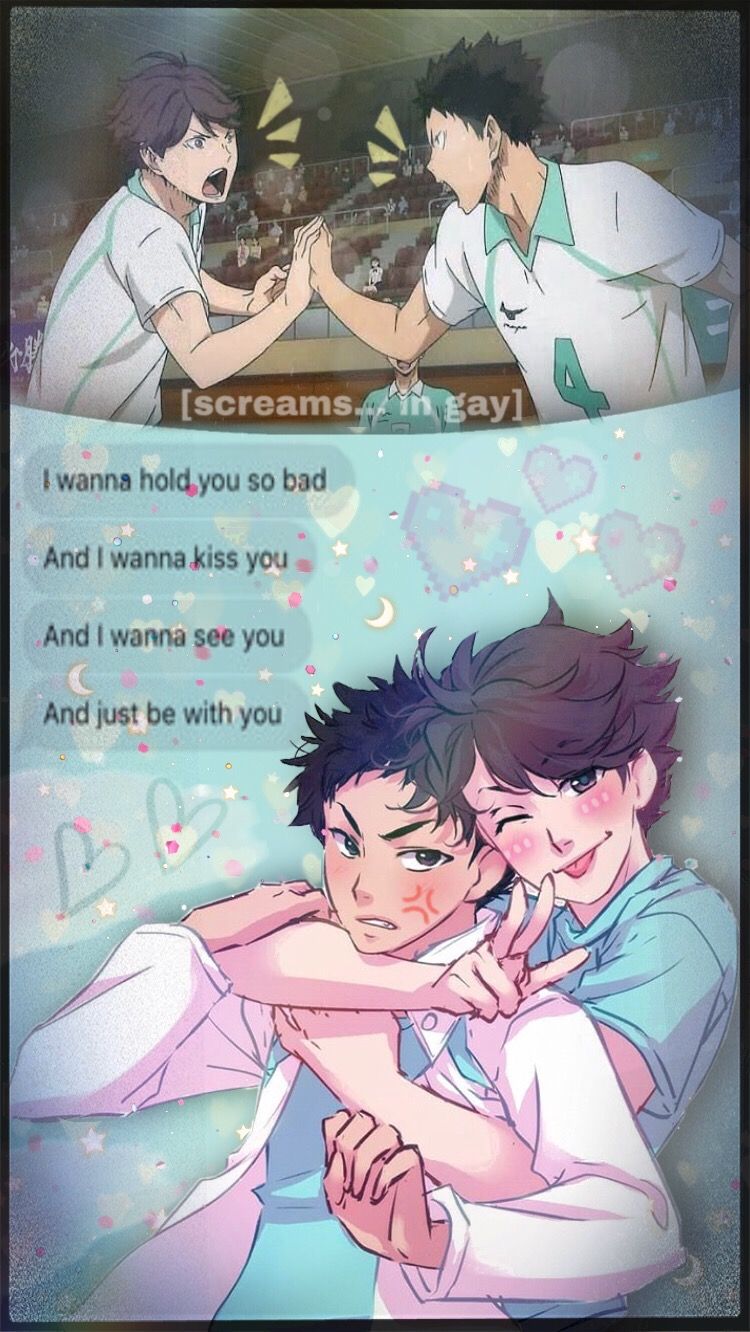 kawaii iwachan iwazumi oikawa Image by