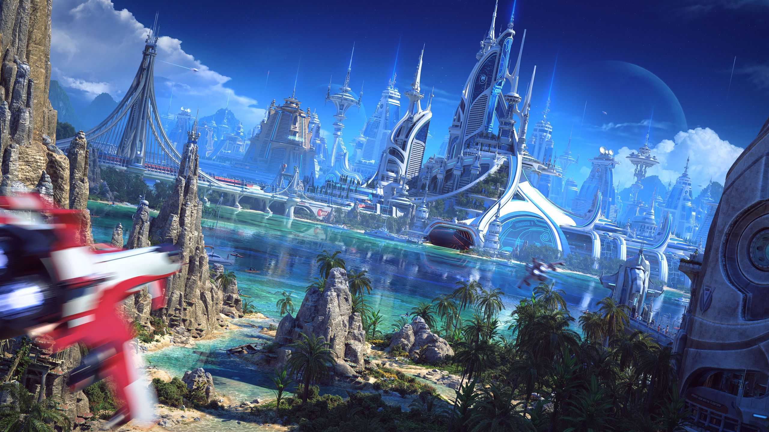 Futuristic World 1440P Resolution HD 4k Wallpaper, Image, Background, Photo and Picture