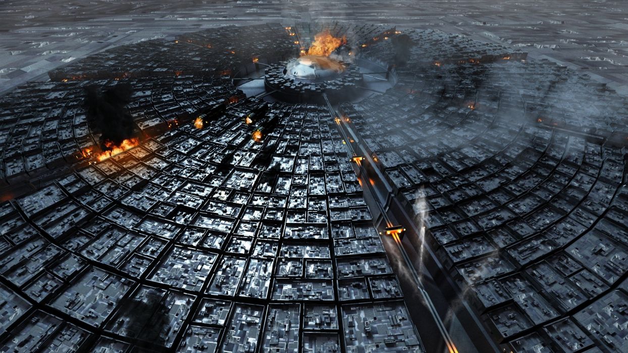 Black futuristic futurist digital art science fiction artwork wallpaperx1080