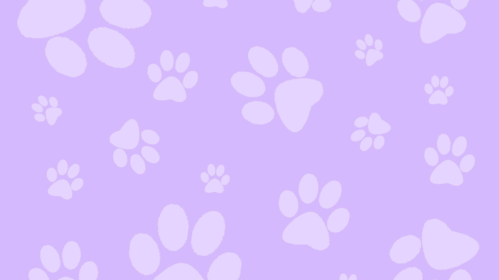 Cropped Purple Paw Print No Background. Cat Care Hospital