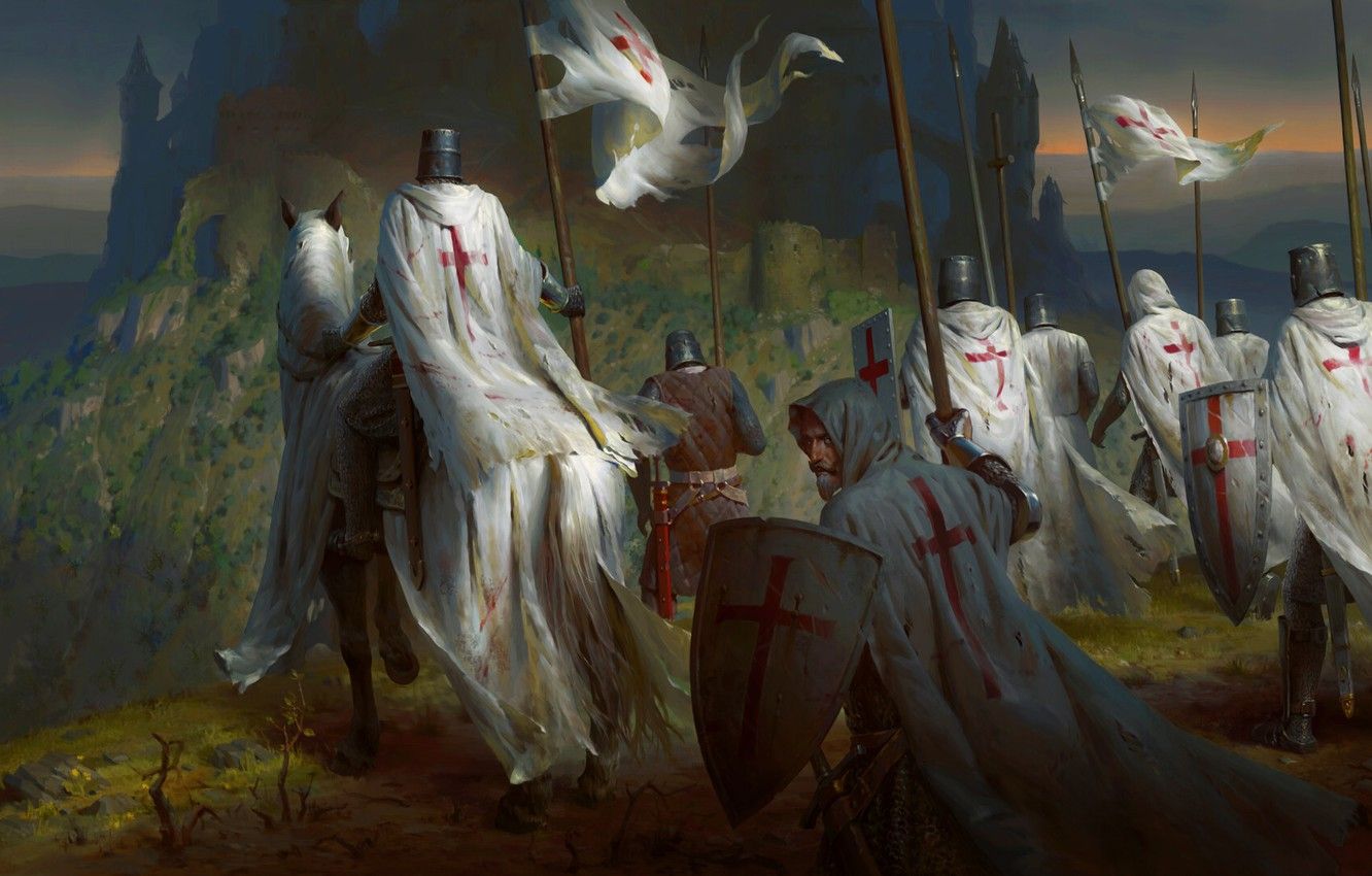 Live wallpaper The knights Templar against the Saracens DOWNLOAD FREE  1419411252