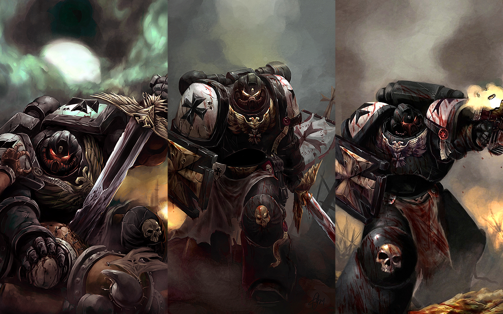 Warhammer 40k Black Templar Wallpaper