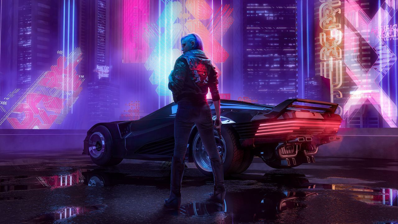 Hooded Kitty Neon Cyberpunk 4k Wallpapers - Wallpaper Cave