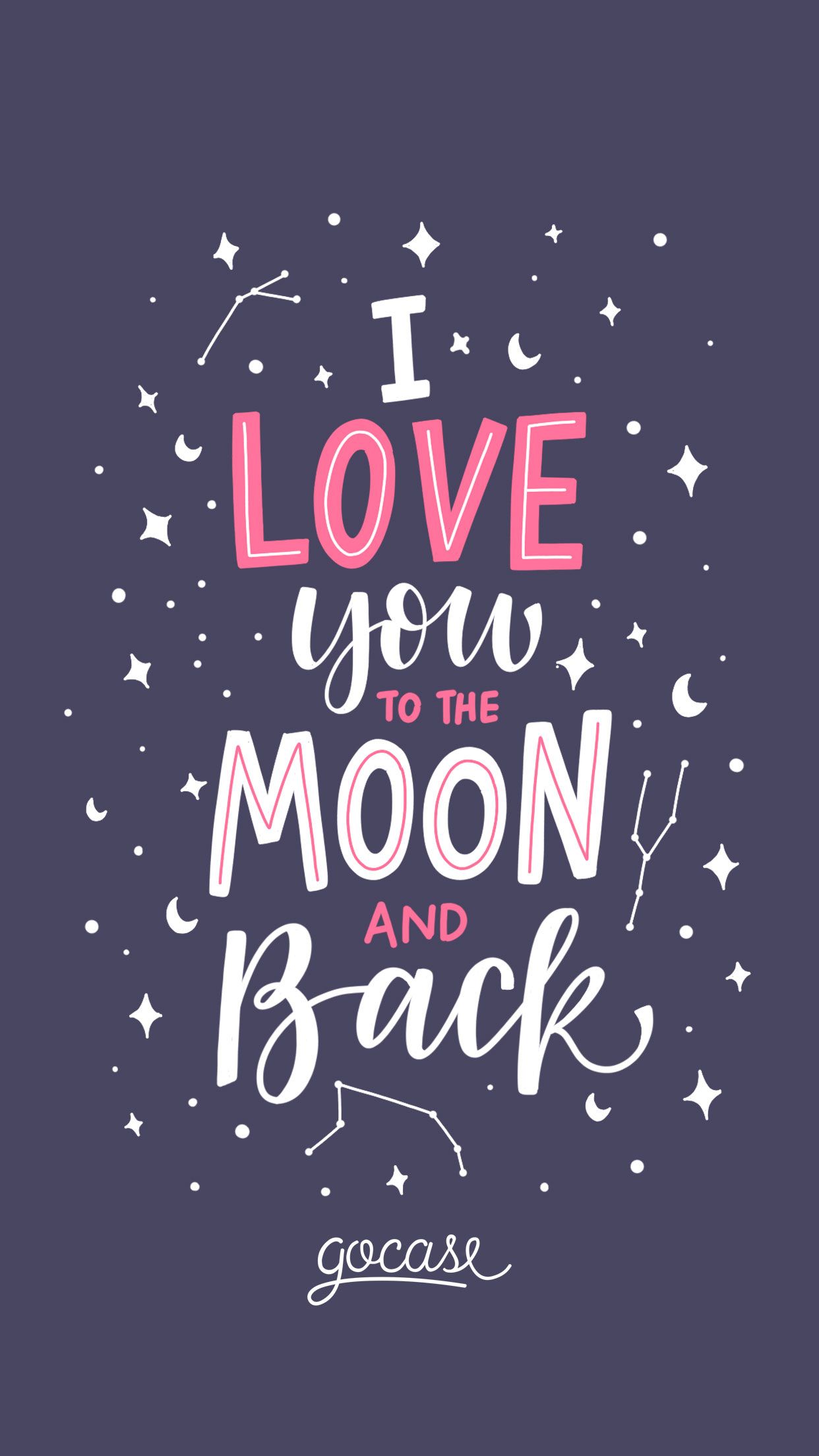 I Love You To The Moon And Back Wallpapers - Wallpaper Cave