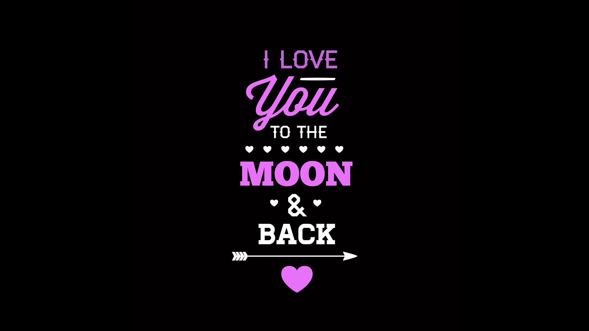I Love You To The Moon And Back Wallpaper 43090