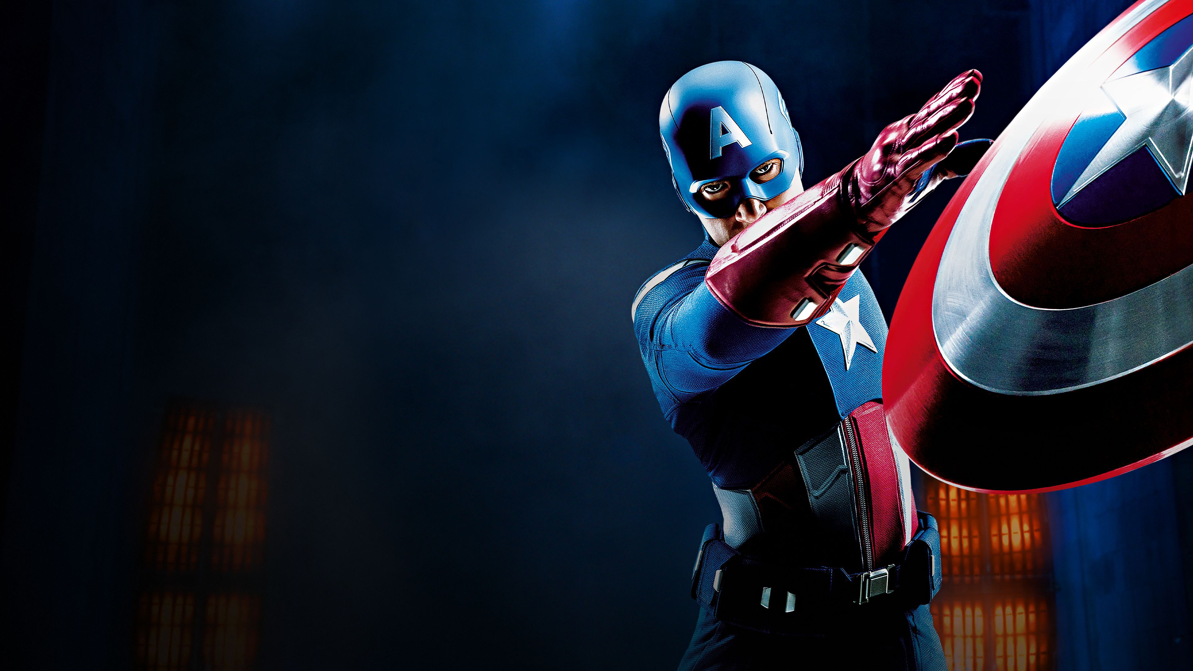 Captain America 4K Wallpaper, Marvel Superheroes, Movies